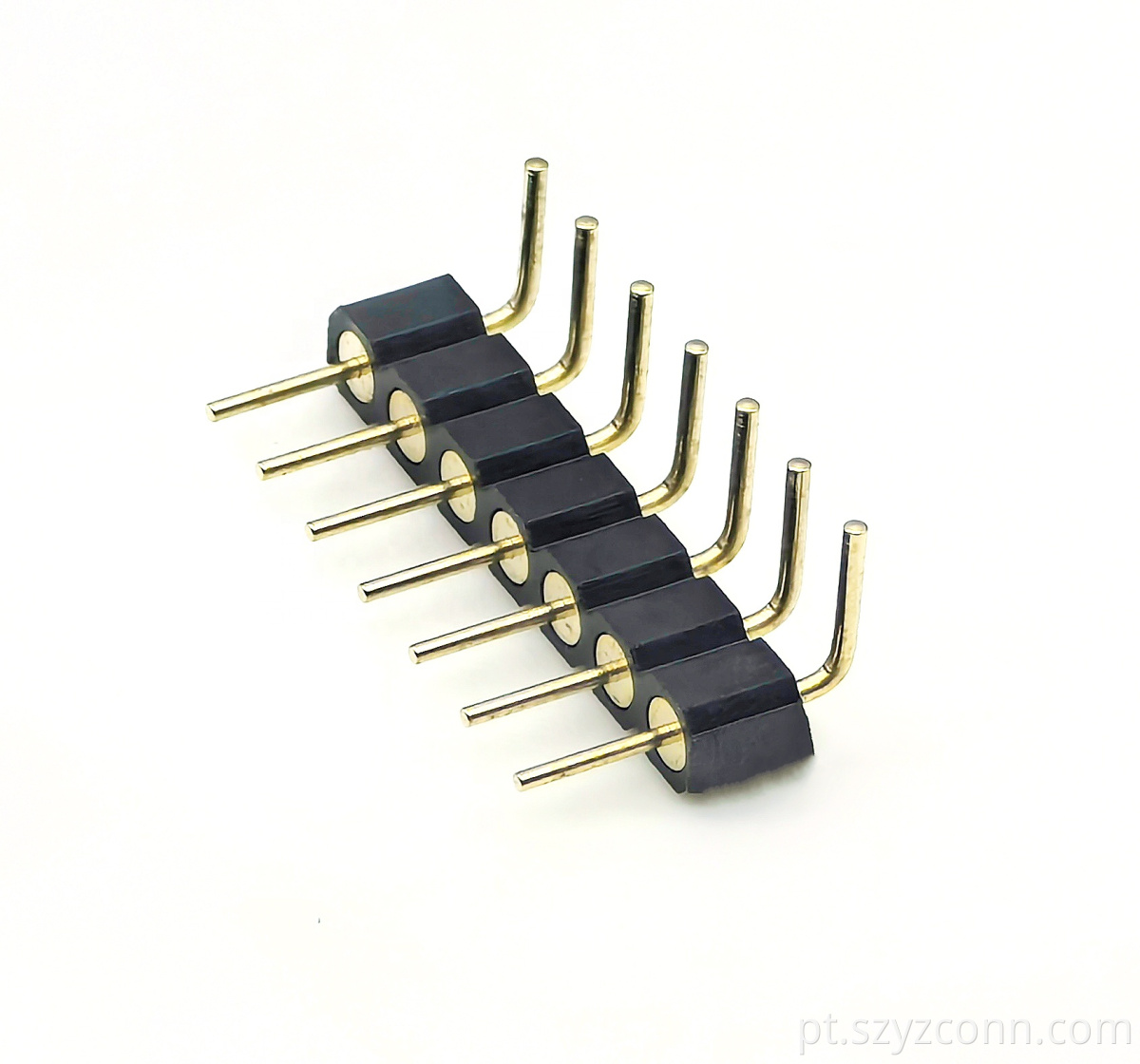 Cabeçalho de pino usinado de 2,54 mm H3,2 mm 2.54mm machined pin header H3.2mm